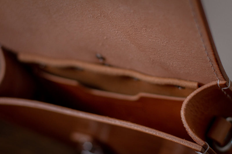 leather satchel made in canada