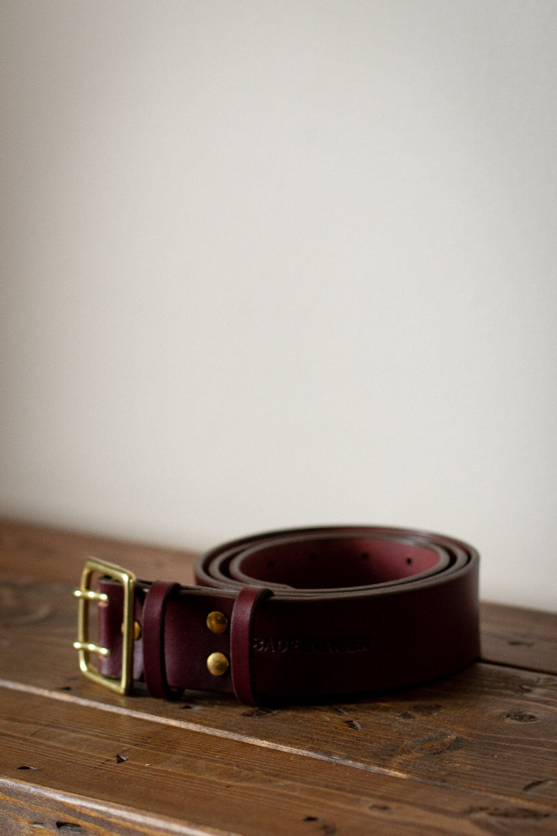 wide leather belt made in canada