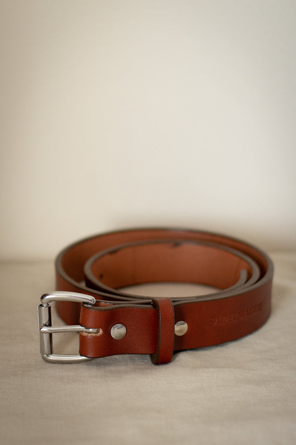 solid leather made in canada belt