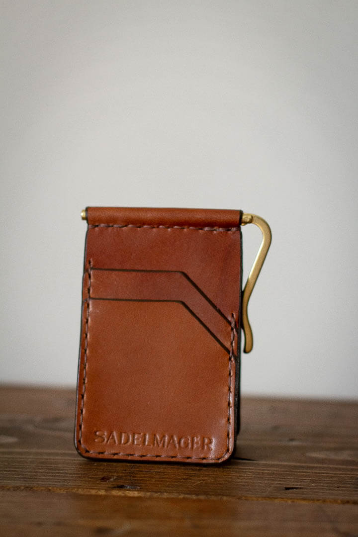 sleek profile leather wallet made in canada