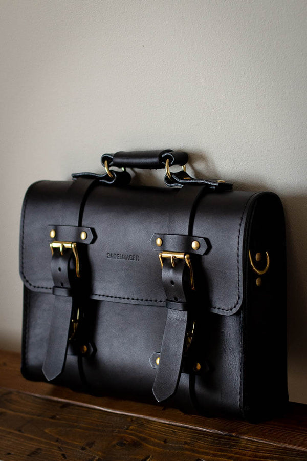 medium leather satchel made in canada