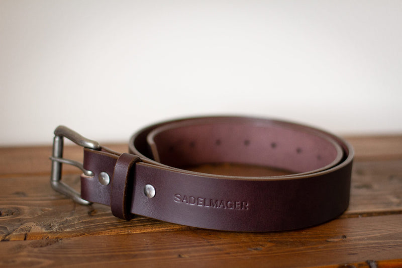 dark brown leather belt toronto