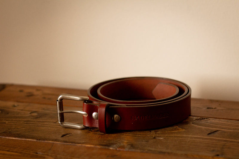 medium brown leather belt canada