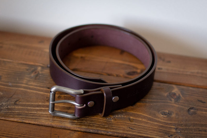 belt made in our sustainable leather shop toronto
