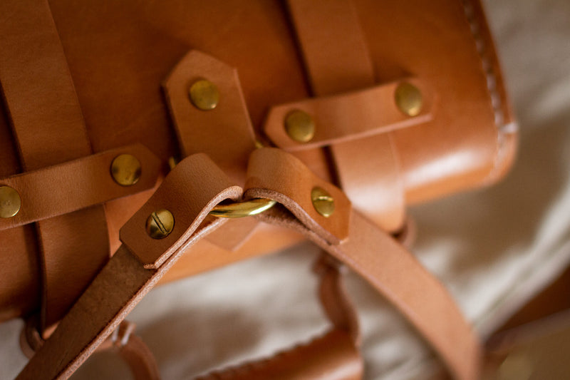 strap attachment leather satchel canada