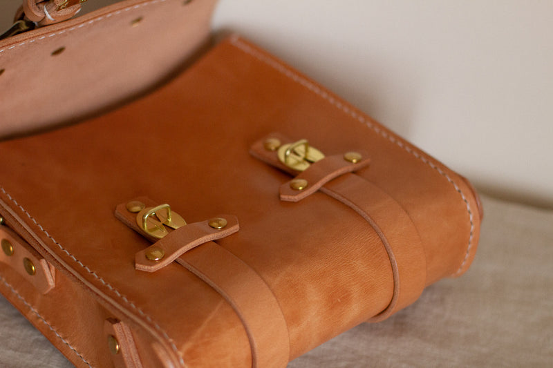 made in canada leather satchel