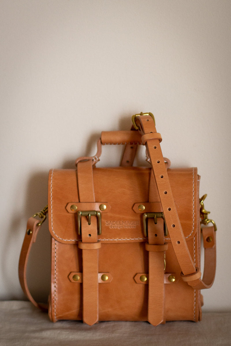 crossbody strap saddle maker leather bag backpack