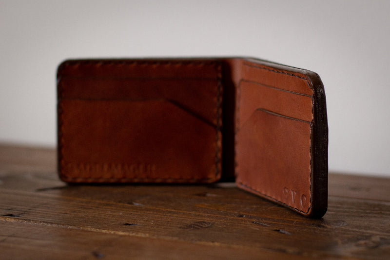 custom leather wallet made in canada