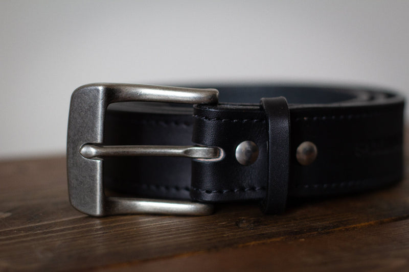genuine solid leather belt
