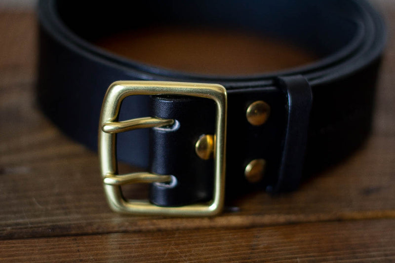 custom leather toronto black leather belt