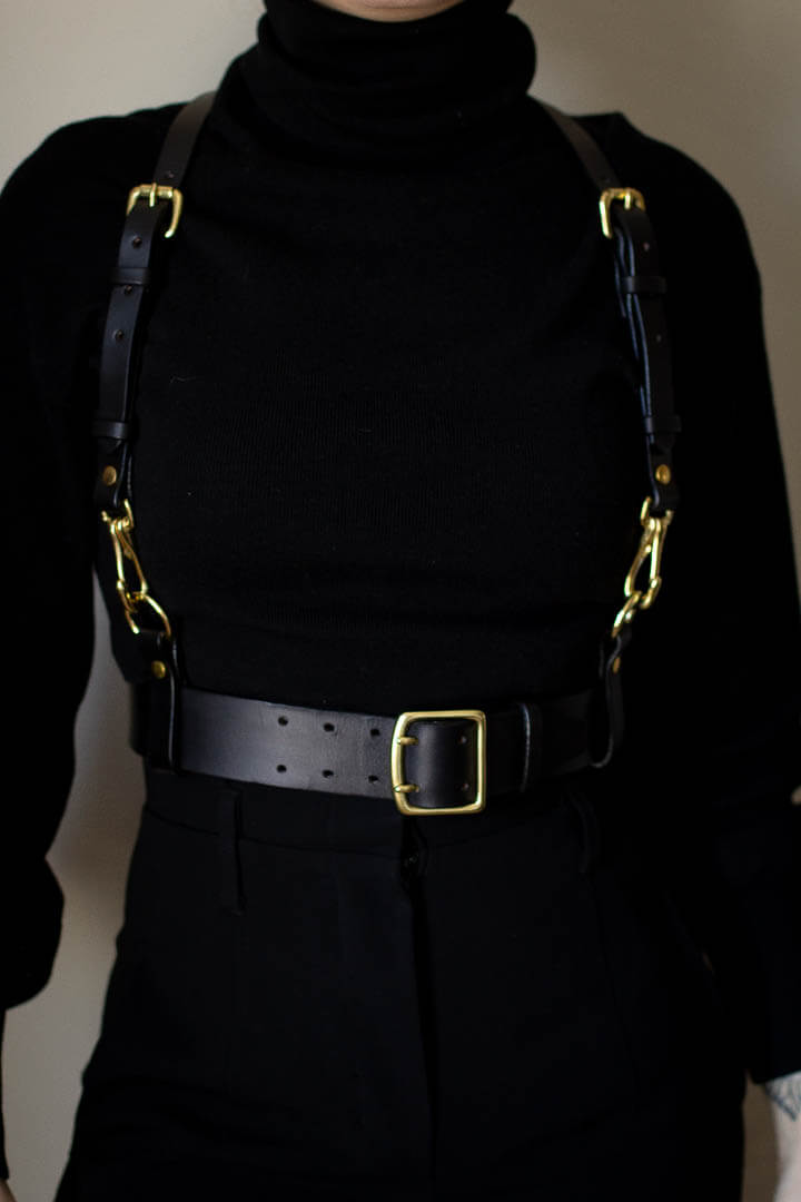 custom made leather harness toronto