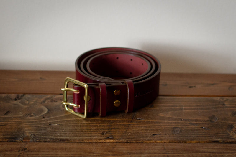 saddle maker leather belt canada