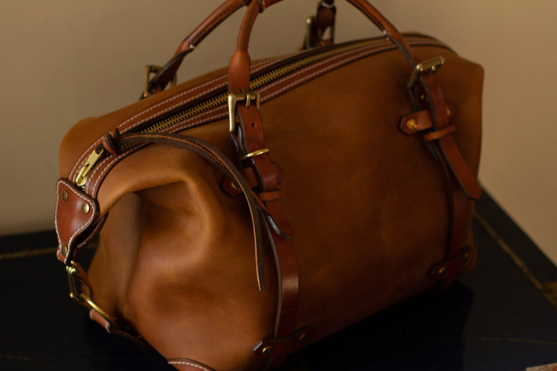 saddle maker leather bag