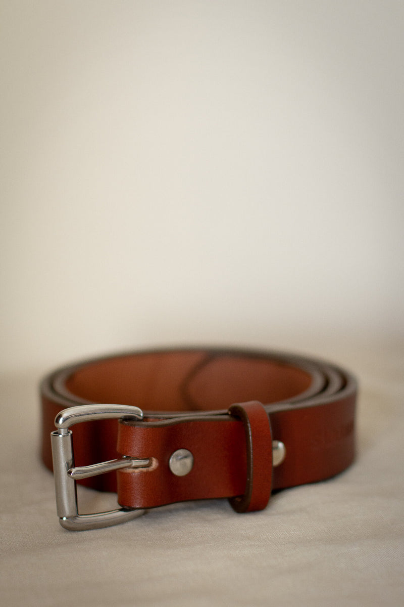 made in canada stainless steel leather belt