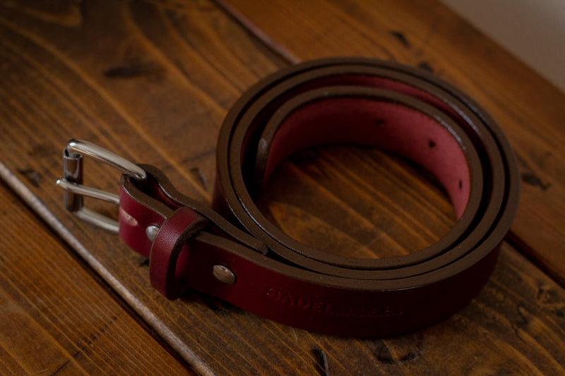 solid leather genuine belt made in canada