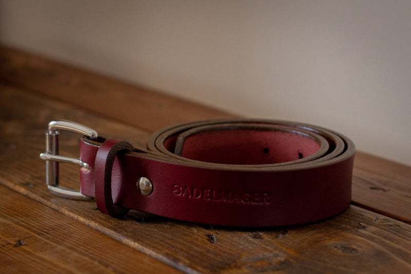 saddle maker leather belt 