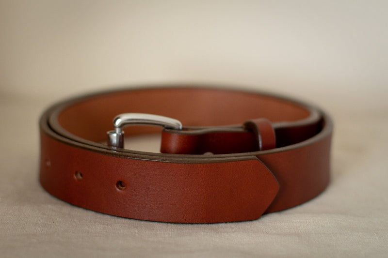 solid genuine leather belt made in canada