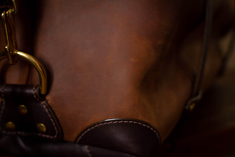Galineers Cob Made in Canada Leather Duffel | Saddle Maker Bags