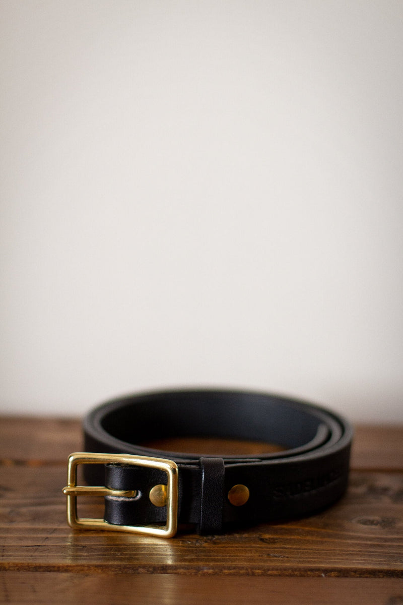 simple leather belt solid toronto