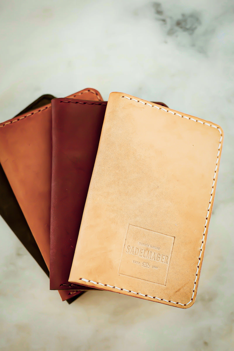 made in canada leather notebook