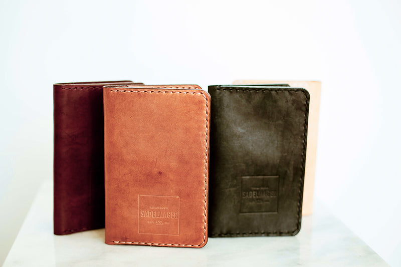 made in canada leather goods notebook