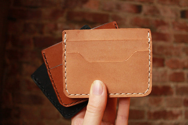 color variations of leather hunter slim wallet no.2