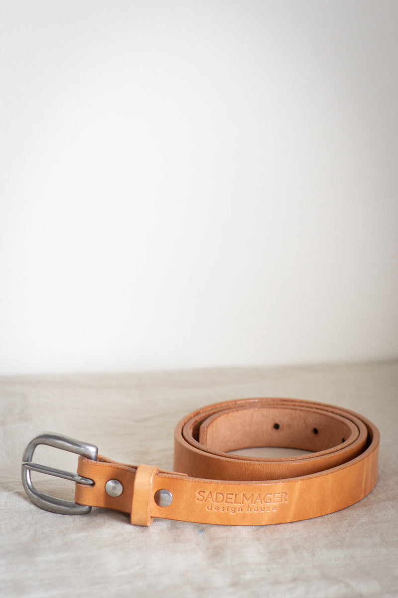 leather tan belt