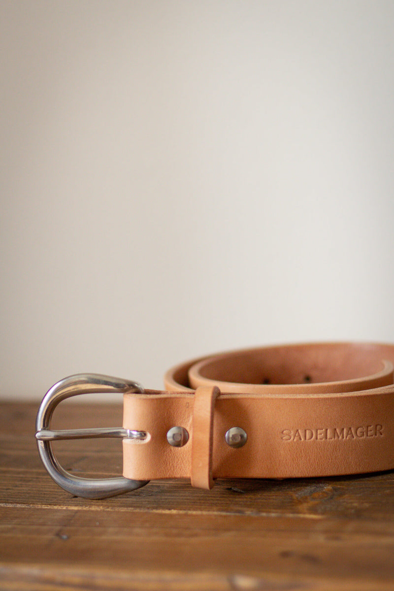 solid genuine leather belt