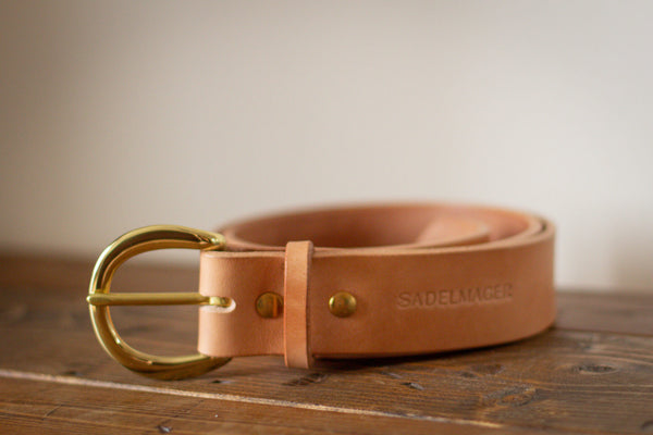 saddle maker leather belt