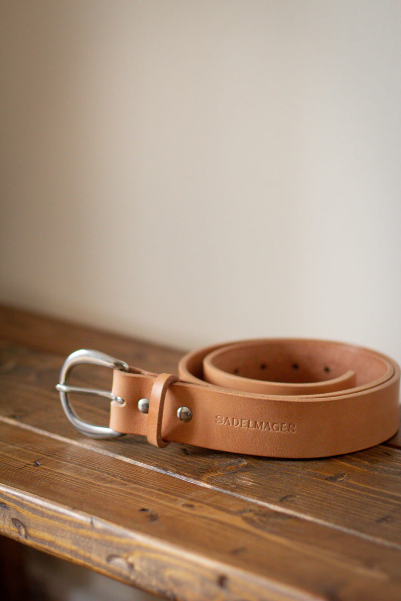 saddle maker genuine leather belt