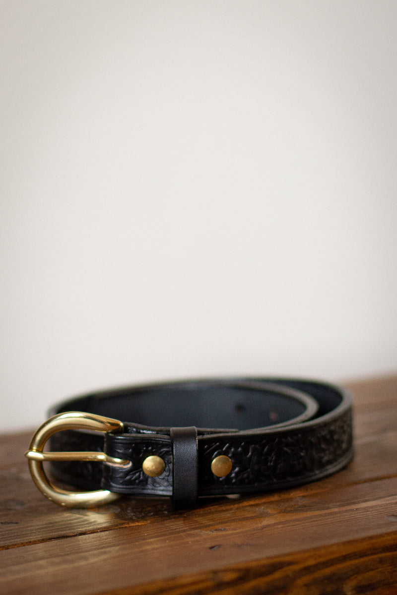 made in canada custom solid leather belt