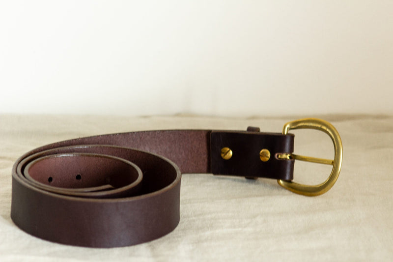 dark brown leather belt canada