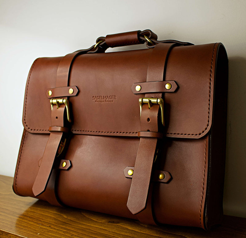 large messenger laptop bag satchel made in canada leather company