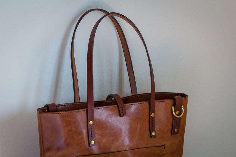 canadian leather company tote crossbody bag